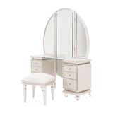 GLIMMERING HEIGHTS Vanity Desk Mirror W/Bench (3pc)