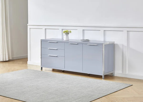 Cabinet Lined with Stainless Steel Frame