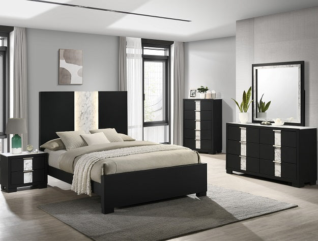 RANGLEY BLACK BEDROOM SET