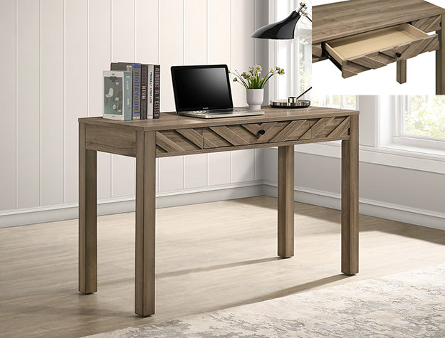 DESK VALOR WRITING DESK-LIGHT BROWN