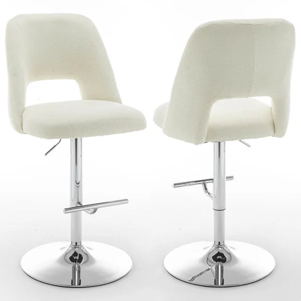 Teddy Barstools with Chrome