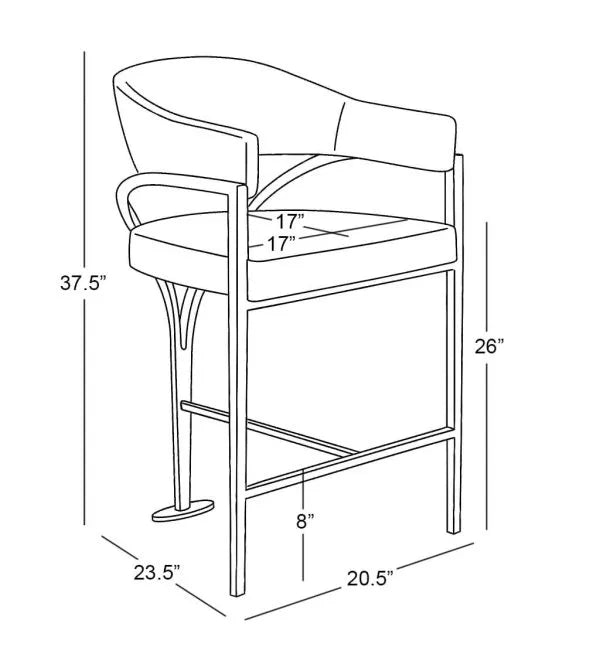 Leathaire Counterheight Chairs