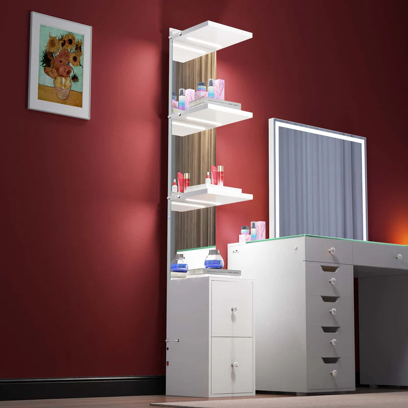 New Fashion Celina Pro Bookself – A Stylish Upgrade with Mirror Functionality