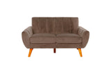 2-Piece Sofa Set F8874 Sofa & Loveseat-Light Brown