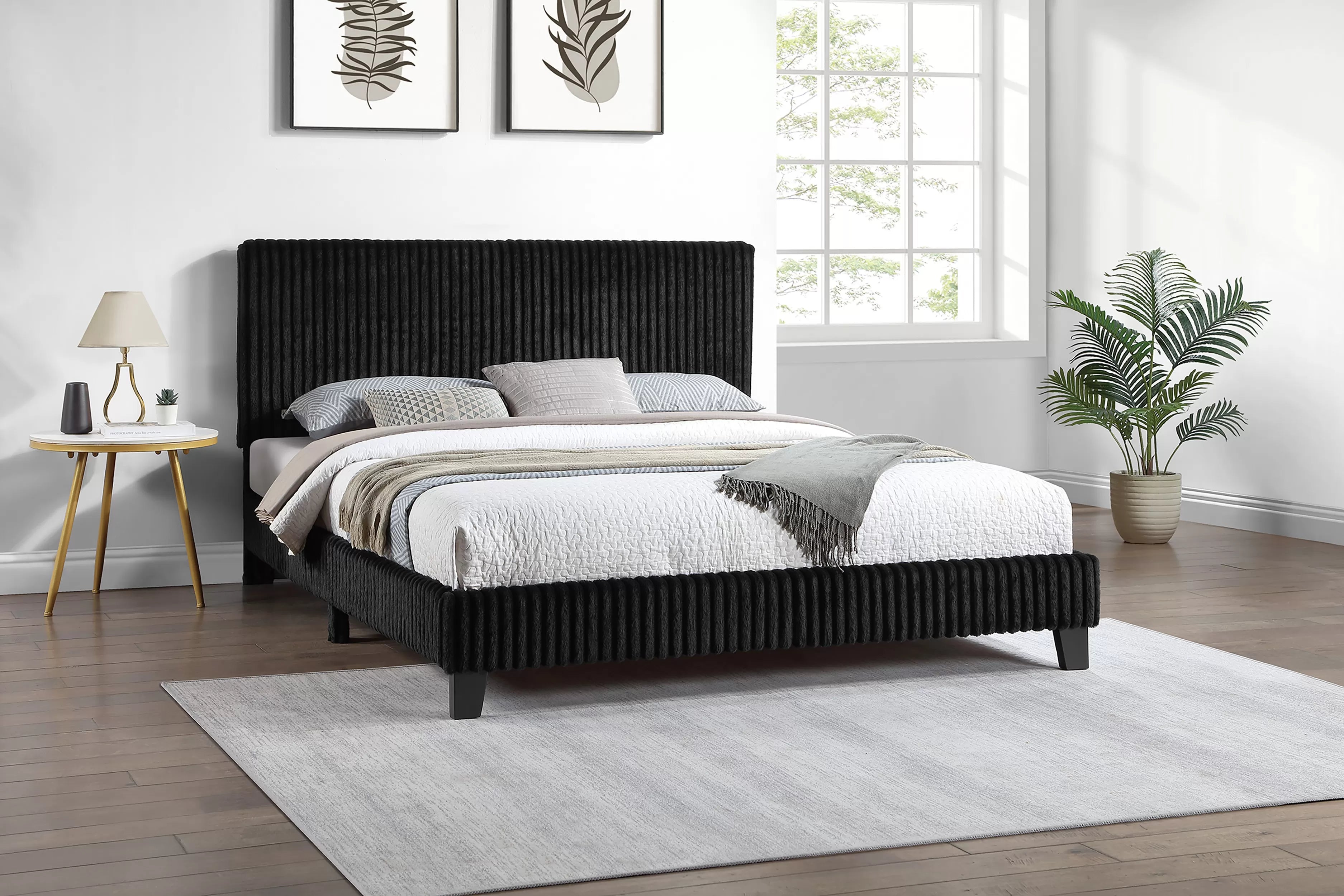 full size bed - black