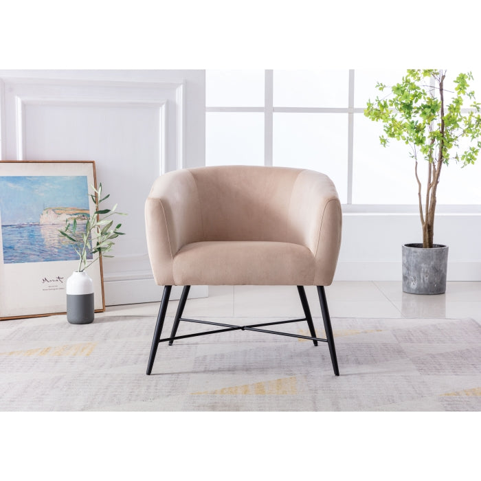 ACCENT CHAIR, BEIGE