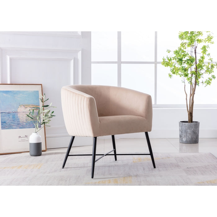 ACCENT CHAIR, BEIGE