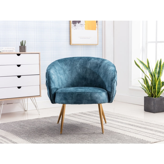 ACCENT CHAIR, BLUE