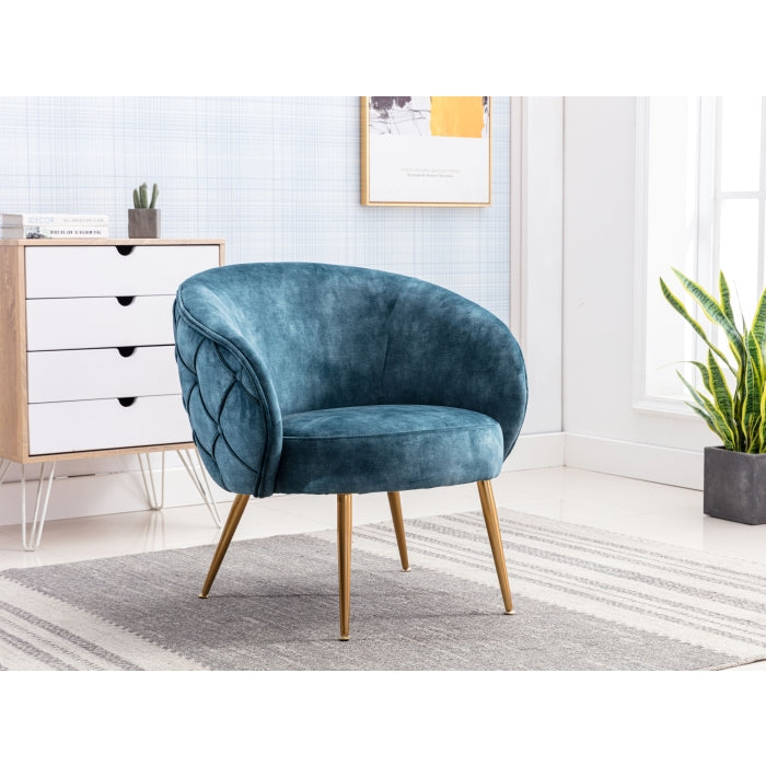 ACCENT CHAIR, BLUE