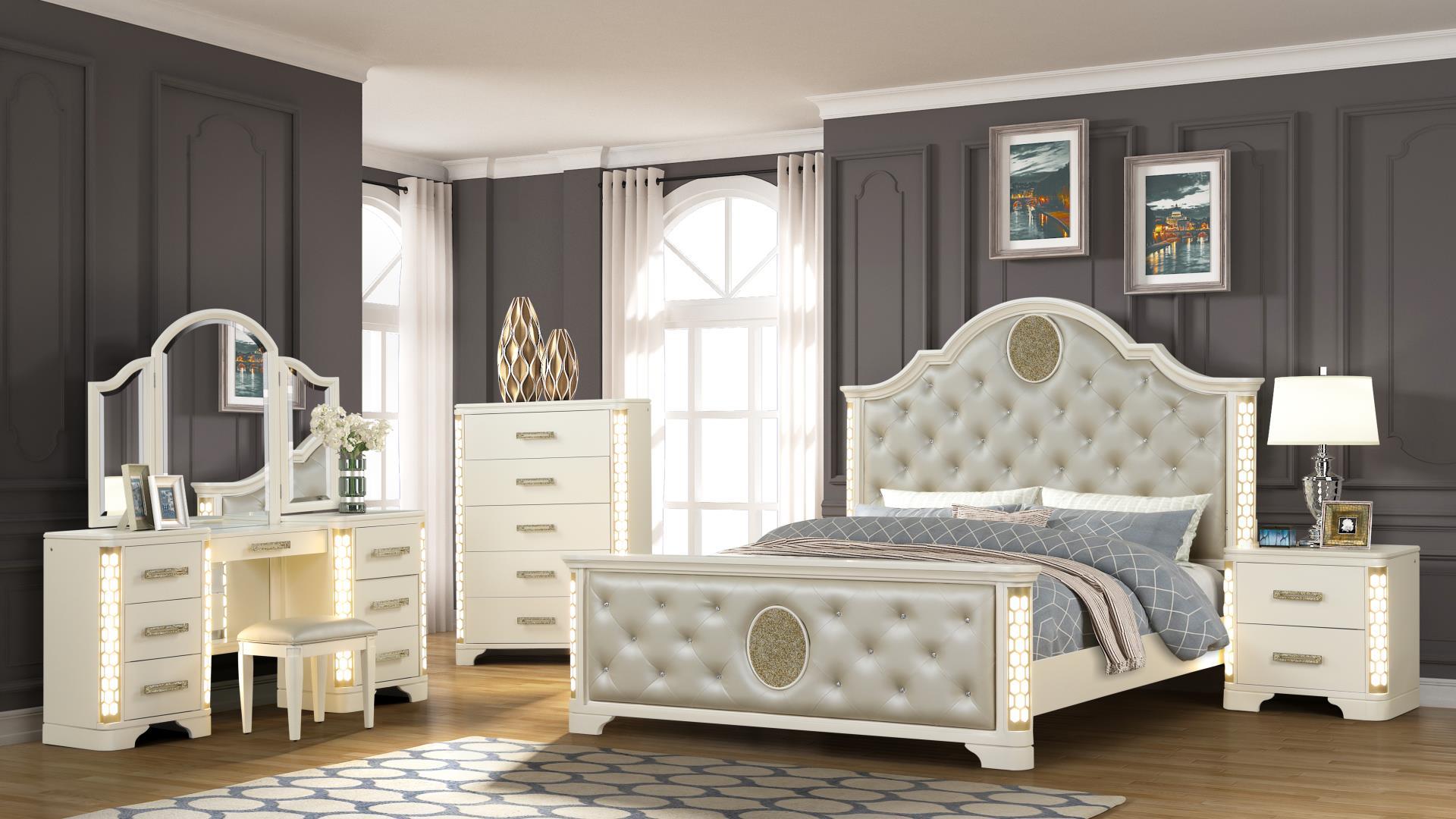 Jasmine Bedroom Set with Vanity