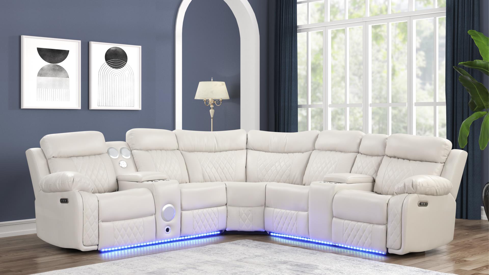 Lacrosse Sectional Sofa Black
