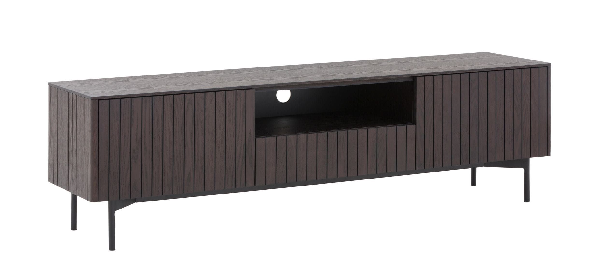 Modrest Calhoun - Modern Smoked Ash TV Stand