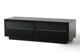 Modrest Carter Contemporary Black TV Stand