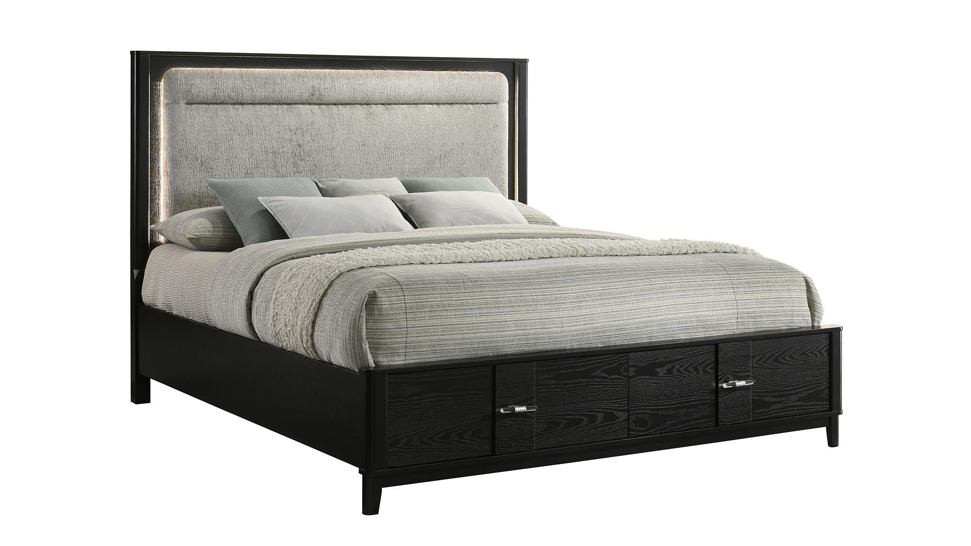 Opel Bedroom Set in Black