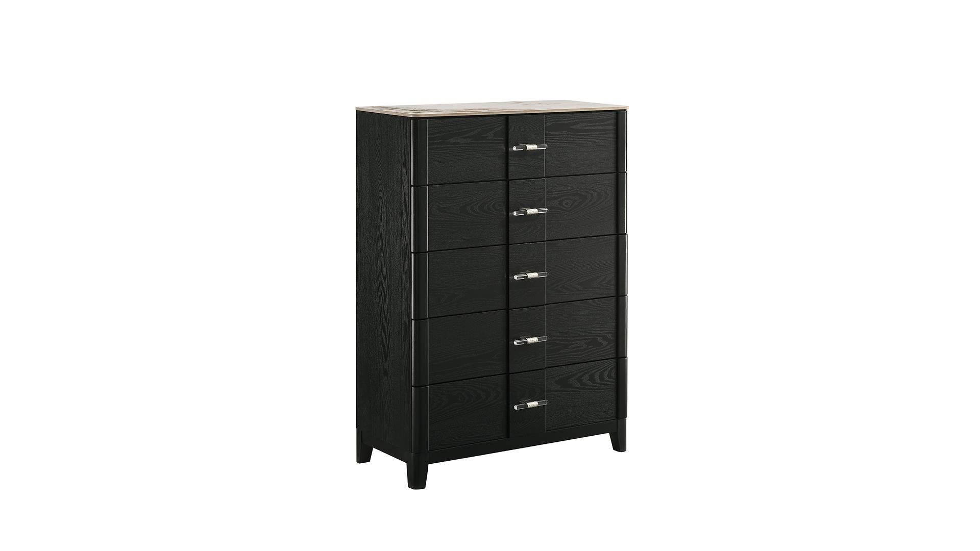 Opel Bedroom Set in Black
