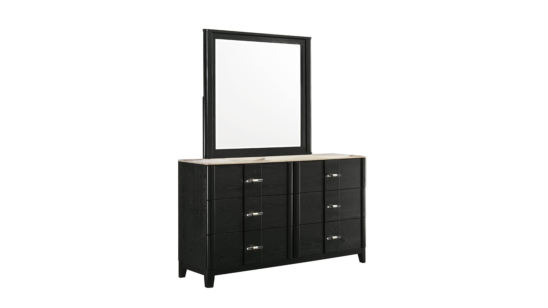 Opel Bedroom Set in Black