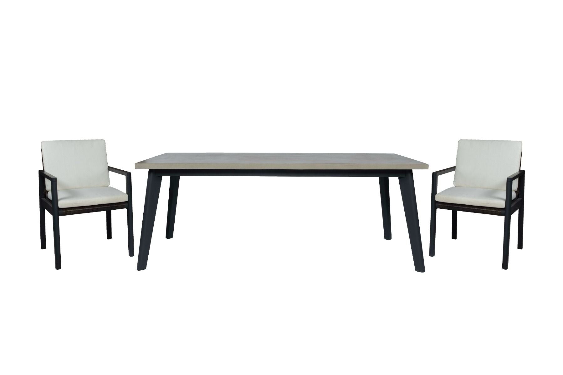 Renava Cuba - Outdoor Concrete Dining Table Set