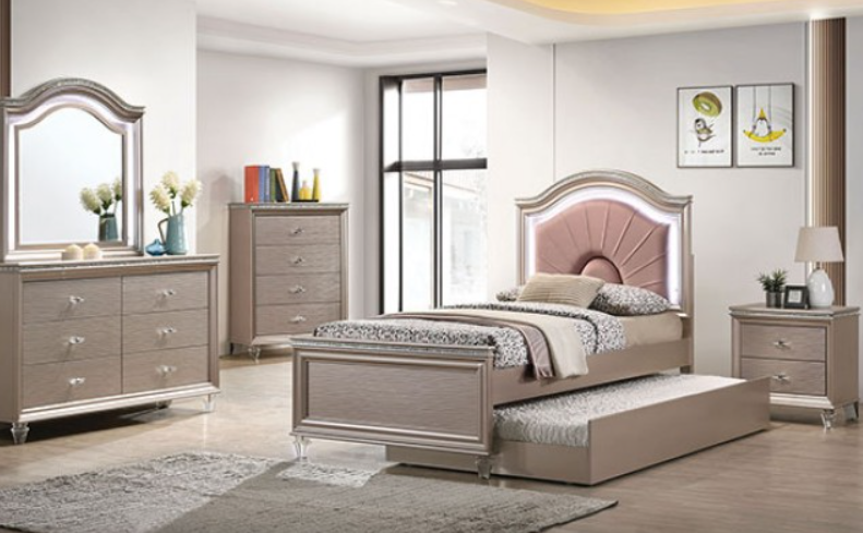Allie- 4 Pc Twin Bedroom Set
