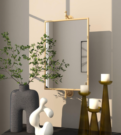 Metal Handmade Dimensional Room Wall Mirror