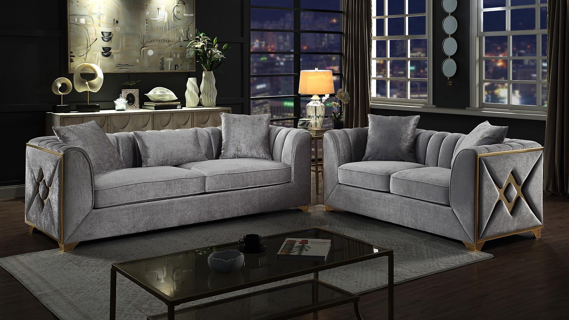 Velencia 2 Pc Silver