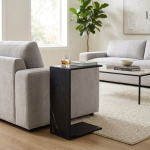 CLINTONRIDGE BLACK TABLE 26 (IN)