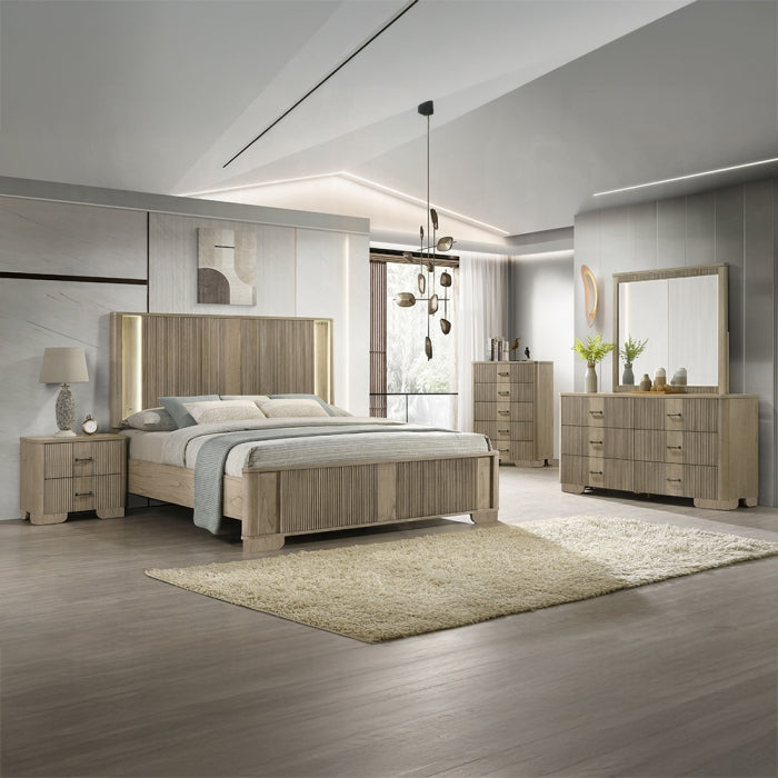 Lakkari Eastern King Bed w/LED