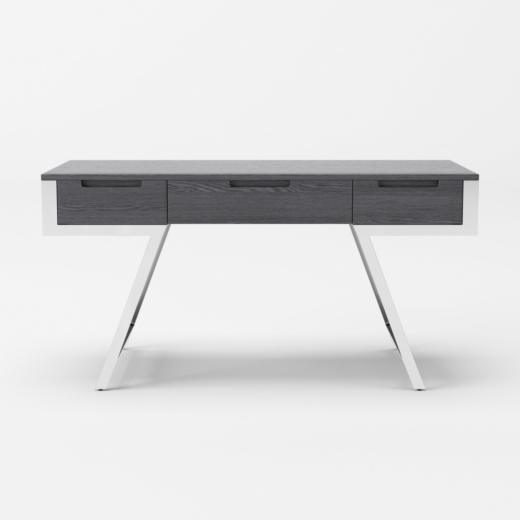 Modrest Dessart - Modern Elm Grey Office Desk