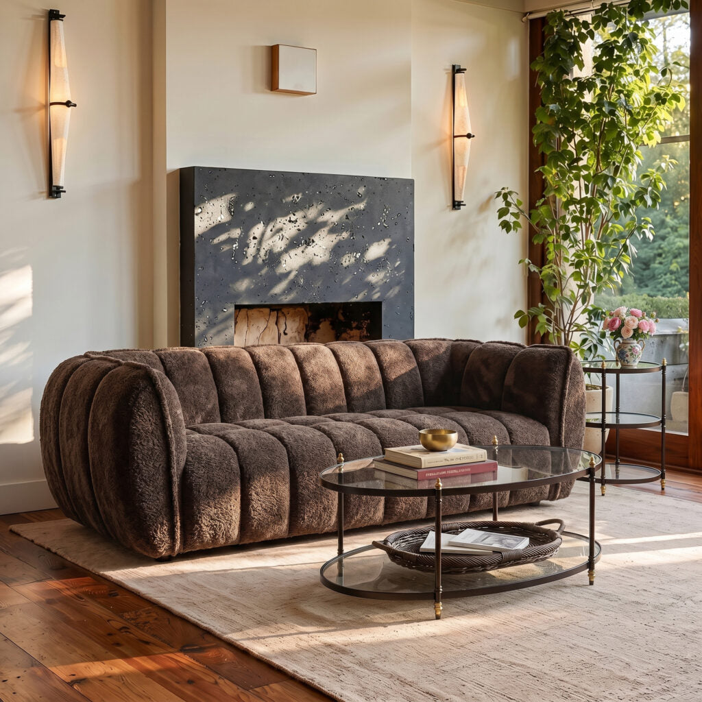 85″ Modern Compressed Sofa