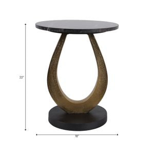 JAKELAND GOLD TABLE 22 (IN)