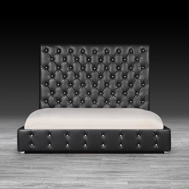 Elegant Cr Black Modern Bed (20% off)