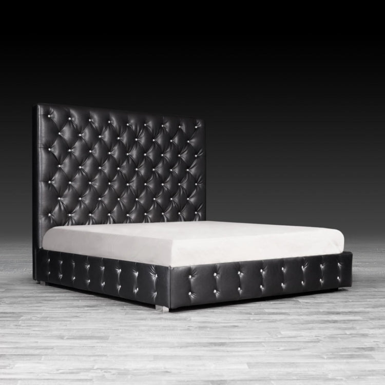 Elegant Cr Black Modern Bed (20% off)