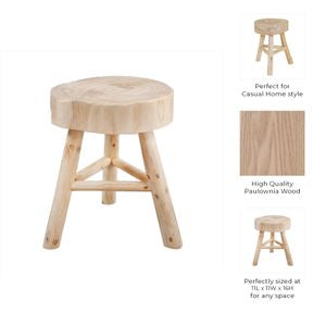 MARCWELL IVORY STOOL 16 (IN)
