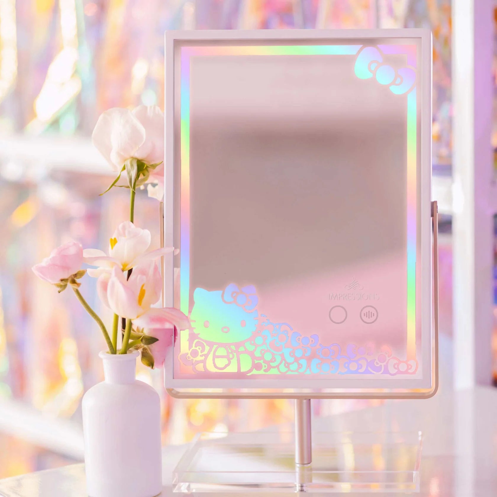 Hello Kitty® RGB Makeup Mirror with Catchall Tray