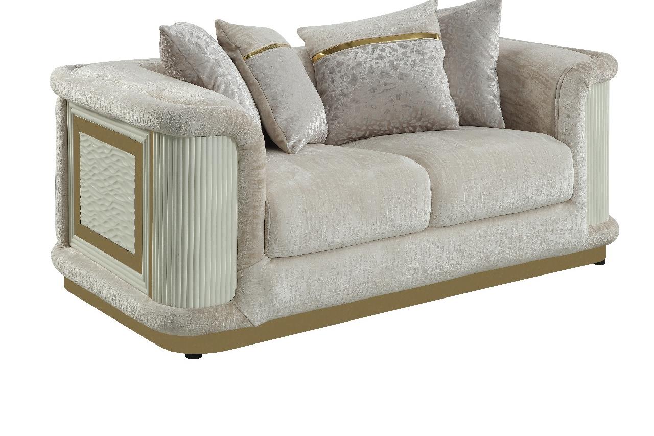 Bona 2 Pc Living Room Set Beige