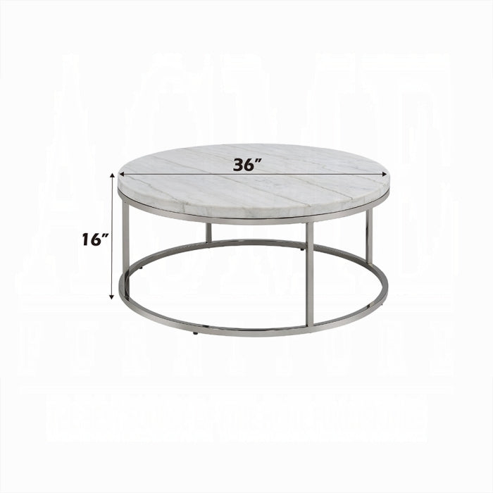 Zaidee COFFEE TABLE W/MARBLE