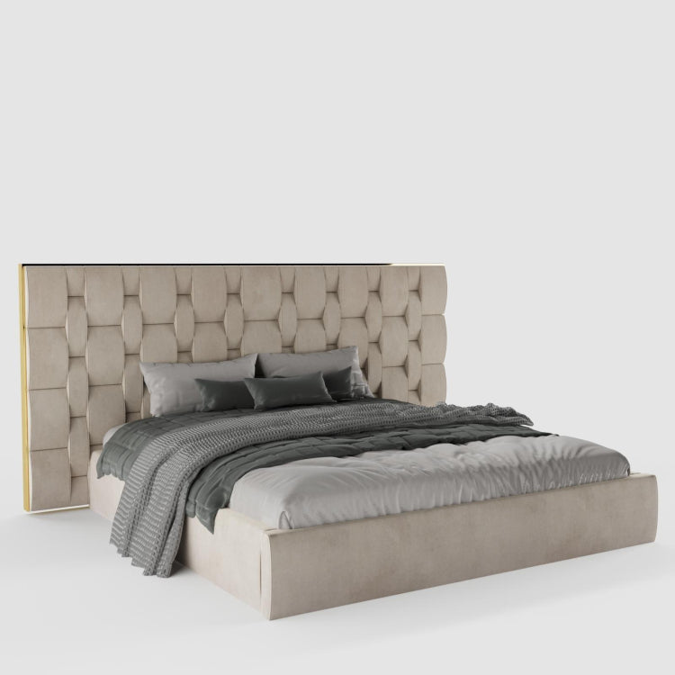 Vivante Beige-Gold Bed (20% off)